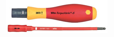 Wiha Insulated TorqueVario-S Handle 10-50 In/lbs